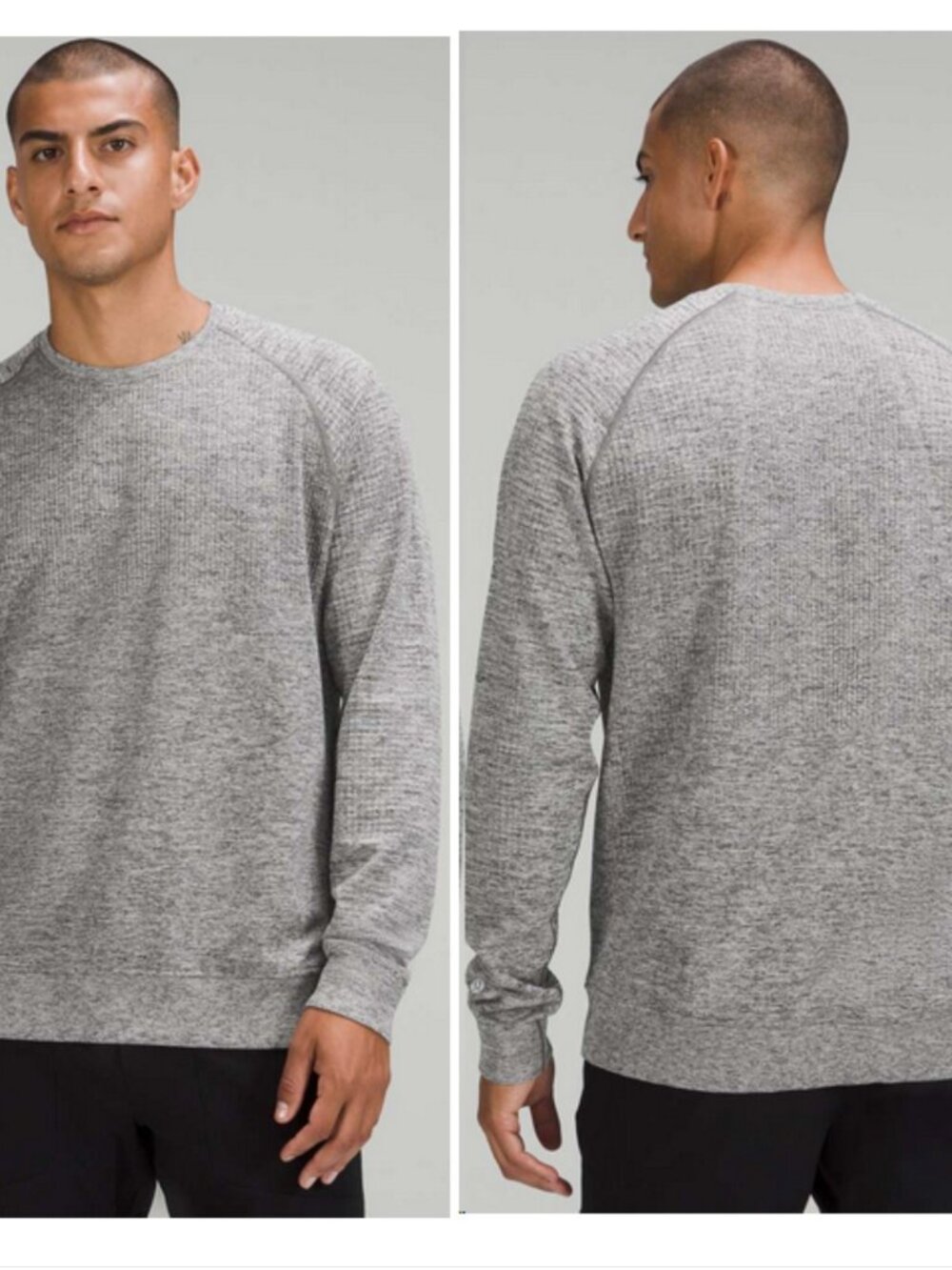 Men's Lululemon Engineered Warmth Long-Sleeve Crew Shirt-Size: S (LM3CDES)